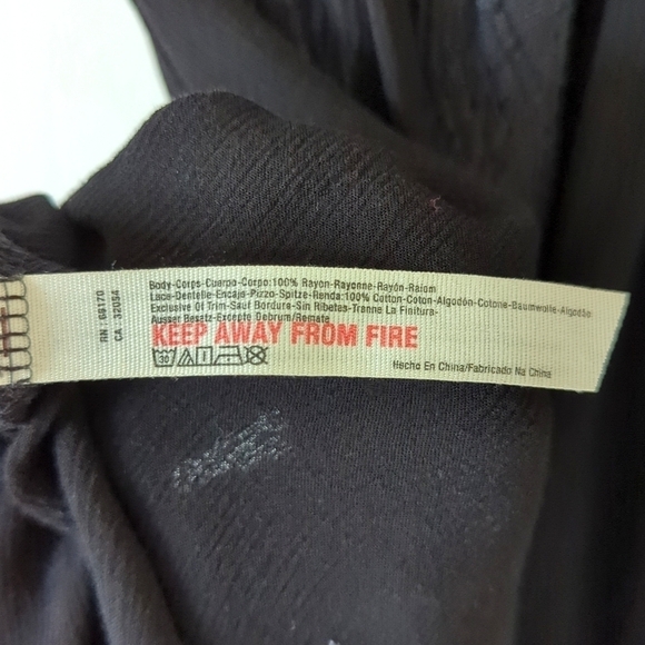 Intimately Free People Falling For You Lace Inset Halter Mini Slip Dress Black S - Picture 9 of 15